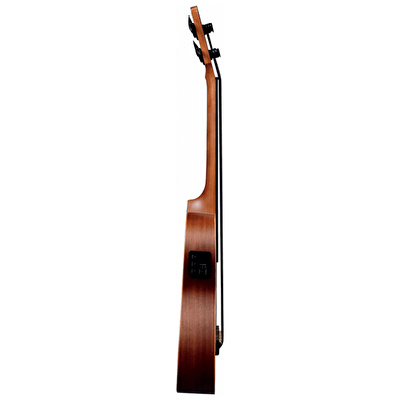 LAG TKB150FCE Tiki Mini Cutaway Natural Elektro Akustik Bas Gitar